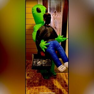 Alien Abduction inflatable costume